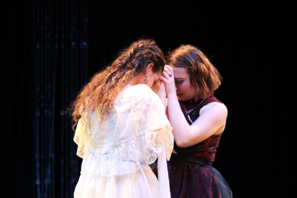 written by Euripides, translated by Ben Power

directed by Brayden Stallman

​

Costume Design and Construction by Katie Harris
Lighting Design by Sam Powers
Sound Design by Susannah List
Scenic Design by Caitie Pagonis
Production Stage Manager: Johnny Veglia
Assistant Stage Manager: Robin Title

​

April 2022, Muhlenberg Theatre Association - Studio Theatre Festival

​

Cast: Jordan Lavalle (Medea), Bella Castillo (Nurse), Brandon Horyczun 
(Jason), Nicholas Pierron (Kreon), Henry Floquet (Attendant), Vanessa Graniero (Aegeus), Olivia Thiemann, Jolie Lanning, Natalie McElhinny, Hannah Kulbitsky (Chorus)