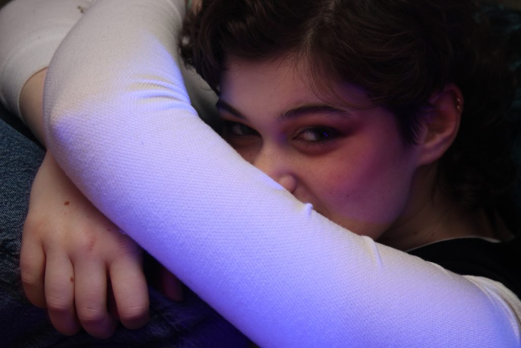 Cyber Phantoms Y2K (2023): Portrait Collection, Photography Credits: Brayden Stallman, Model: Gretchen D'Amato